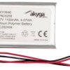 Pakiet akumulatorów Akumulator specjalny, LiPo Akyga LP623255, 3.7 V, 1100 mAh