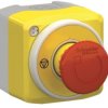Surface mount housing, 1 emergency stop/emergency off button, 2 Form B (N/C) + 1 Form A (N/O), latching, XALK178W3B140G