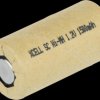 136195 Sub-C cell, NiMh, 1,2 V, 1500 mAh, flat top