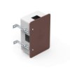 Skrzynka Kontrolna Do Elewacji 230X150x85mm Brązowa 68.4/Br /96804408/