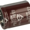 Kondensator; SNAP-IN; elektrolityczny; 330uF; 450V; TLS; TLS450VS330 M30x35; 20%; fi 30x35mm; 10mm; przewlekany (THT); luzem; -4