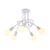 Lampa żyrandol 5 biały