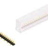 Pin header, 15 pole, pitch 2.54 mm, angled, black, SLLP5SMD03815GSM