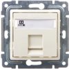 VENA Gniazdo komputerowe pojedyncze RJ45 kat.5e nieekranowane krem 510365