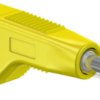 4 mm plug, screw connection, 1.0 mm², yellow, 64.9325-24