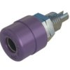 Gniazdo bananowe Żeński Połączenie lutowane typ Gniazdo bananowe Fioletowy 32A Hirschmann Test & Measurement rozmiar