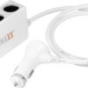 Ładowarka samochodowa USB Technaxx 4592 TE11, 3x gniazdo zapalniczki, 4x USB, Obciążalność prądu maks.: 6.8 A, 12 V