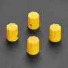 Yellow Micro Potentiometer Knob - 4 pack