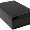 Polyester enclosure, (L x W x H) 400 x 250 x 120 mm, black (RAL 9005), IP66, 1590ZGRP243BK