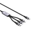 PRZEWÓD 3 W 1 C14101AGY01-1.5M USB-C/USB-C, LIGHTNING, MICRO-USB 1.5 m UNITEK