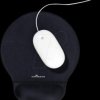 574858 Mouse pad, with silicone gel palm rest, black