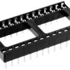 Connfly DS1009-28AT1WS-0A2 Podstawka pod układy scalone Wymiary siatki: 2.54 mm Ilość styków: 28 1 szt. tuba