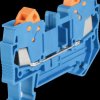 3206429 Feed-through terminal 0.5 - 2.5mm², blue