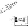 Sälzer AVA8-065 AVA8-065 Metalowa oś 1 szt.