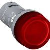 Lampka kompaktowa z diodą 22mm czerwona CL2-507R 48-60V AC/DC 1SFA619403R5071 /10szt./