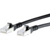 Metz Connect 1308453000-E RJ45 Patch Cable Cat 6A S/FTP 3.0m Black 1 pc(s)