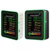 Tester jakości powietrza 6 w 1 HCHO TVOC PM2.5 PM10 CO2 CO/wilgotność 2 typy ładowania USB typu C przenośny monitor