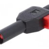Złącze laboratoryjne bananowe 4mm wtyk 10A 600V czarny 22.3007-21