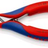 Szczypce do ściągania izolacji elementów elektronicznych Knipex Przewody pojedyncze, wielożyłowe i cienkożyłowe 0.8mm Ø