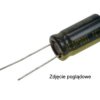 Kondensator elektrolityczny 2200uF 6,3V 105oC niskoimpedancyjny