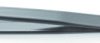 ESD tweezers, uninsulated, antimagnetic, epoxy coating, 120 mm, 7.SA.NE.6