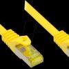 8070R-003Y Patch cable - Cat.7 raw cable, yellow, 0,25m