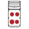 Rozdzielnica 1x5x32A 3x5x16A INA=32A IP54 SB-109205-S0030-54