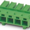 Socket header, 4 pole, pitch 7.62 mm, straight, green, 1840175