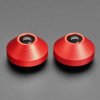 Red Anodized Aluminum Bumper Feet - Pack of 2 [Discontinued]