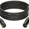 Klotz Kabel Mikrofonowy Adapter Xlr 3-Pin (Wtyk / Wtyk) Na Złączach Neutrik 2M