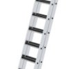 Drabina przedłużana ze stopniem MUNK Günzburger Steigtechnik 040673, Maksymalna wysokość robocza: 4.65 cm