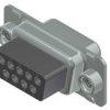 D-Sub socket, 25 pole, standard, unequipped, straight, crimp connection, DSS3XSXXG04X