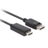 KABEL DISPLAYPORT(M) V1.1 -HDMI(M) 1.8M CZARNY LANBERG
