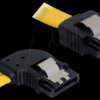 82492 Cable SATA 30cm yellow li/ge Metall