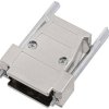 encitech 1260-0106-01 Obudowa złącza D-SUB D3PK09-M-LJS-K, tworzywo sztuczne, metalizowane, 180 °, 1 szt.