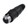 Rean AV RCX3F-Z-000-1 Złącze męskie XLR złącze żeńskie proste Ilość styków: 3 1 szt.