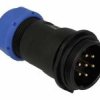 SPP2911-7WZ Wtyk 7 pin na kabel (13-16mm) okrągły, zakręcany, wodoodporny - gwint zewnętrzny (25A)