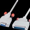 30293 D-SUB printer cable, 9-pin/25-pin, socket/plug, 2.0 m