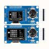 0.96/1.3 cala Biała Ekran Oled Połączony z Modułem Kodera Obrotowego EC11 Interfejs IIC dla Arduino