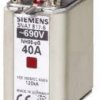 Siemens 3NA78226 Bezpiecznik użytkowy Rozmiar bezpiecznika = 0 63 A 690 V 3 szt.