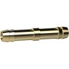 Double hose nozzle, L 45 mm, 16 bar, brass, for hose, 136262