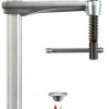 Całkowicie stalowy ścisk stolarski GZ-K 160/80 Bessey GZ16K Maksymalna szerokość mocowania:160 mm Posuw:80 mm
