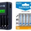 ładowarka everActive NC-450 Black + 4 x R6/AA everActive 2000