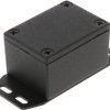 Aluminum die cast enclosure, (L x W x H) 53 x 38 x 31 mm, black (RAL 9005), IP54, 1590HFBK