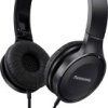 Panasonic RP-HF100ME Słuchawki nauszne przewód czarny składane, zestaw słuchawkowy