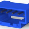Connector, 5 pole, pitch 2.5 mm, straight, blue, 5-1971800-2