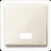 432744 System M, rocker for switch, IP44, symbol window, white glossy