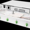 DN-96330/9APC Fiber optic splice box, assembled, 6x LC-APC DX, OS2