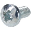 R-TECH 337199 Pozi Pan Head Machine Screws BZP M4 8mm - Pack of 100