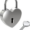 Kłódka Basi 0006-0700 45 mm Kłódka zakochanych
